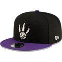 kepure-plokscia-juoda-snapback-9fifty-classic-toronto-raptors-nba-new-era