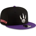 kepure-plokscia-juoda-snapback-9fifty-classic-toronto-raptors-nba-new-era