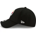kepure-islenkta-juoda-reguliuojamas-9forty-the-league-pittsburgh-steelers-nfl-new-era