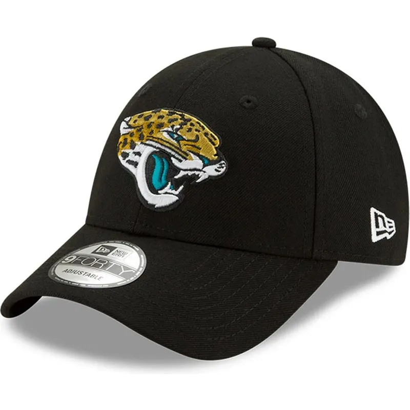 czarna-regulowana-czapka-z-zakrzywionym-daszkiem-9forty-the-league-jacksonville-jaguars-nfl-new-era
