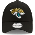 kepure-islenkta-juoda-reguliuojama-juostele-9forty-the-league-jacksonville-jaguars-nfl-new-era