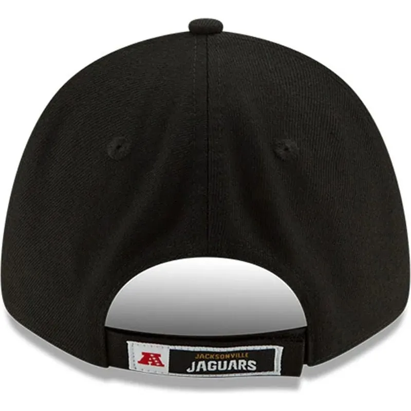 kepure-islenkta-juoda-reguliuojama-juostele-9forty-the-league-jacksonville-jaguars-nfl-new-era