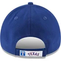 kepure-islenkta-melyna-reguliuojamas-9forty-the-league-texas-rangers-mlb-new-era