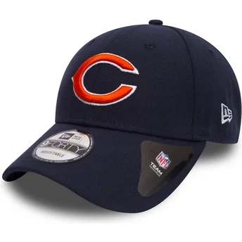 Granatowa zakrzywiona czapka z regulacją 9FORTY The League Chicago Bears NFL New Era