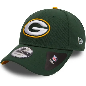 Wyginięta czapka zielona z regulacją 9FORTY The League Green Bay Packers NFL New Era