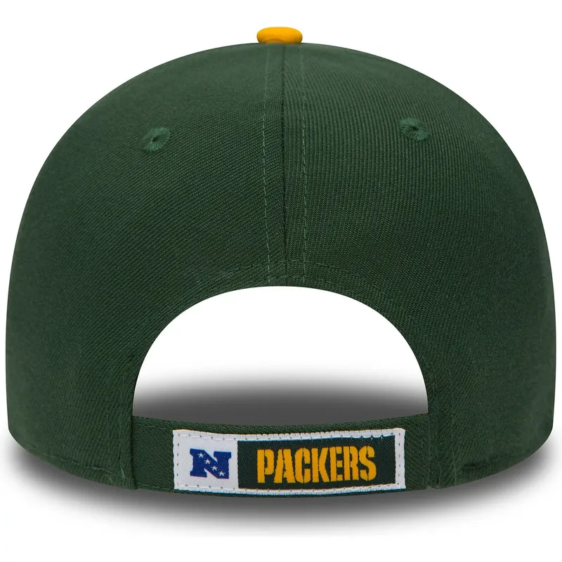 kepure-islenkta-zalia-reguliuojamas-9forty-the-league-green-bay-packers-nfl-new-era