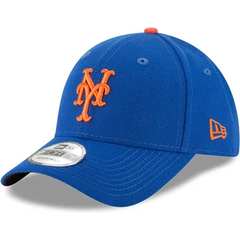 Wyginięta czapka niebieska z regulacją 9FORTY The League New York Mets MLB New Era