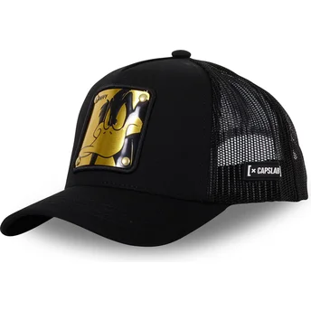 Czarna czapka trucker Pato Lucas DAF7 Looney Tunes od Capslab