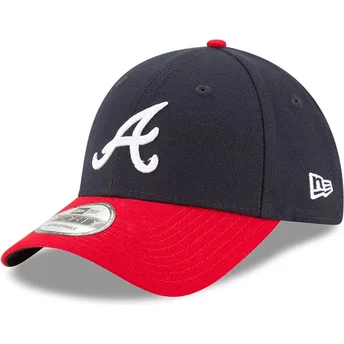 Kepurė išlenkta tamsiai mėlyna reguliuojamas 9FORTY The League Atlanta Braves MLB New Era