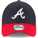 kepure-islenkta-tamsiai-melyna-reguliuojamas-9forty-the-league-atlanta-braves-mlb-new-era