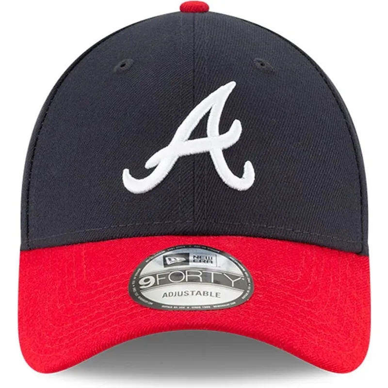 kepure-islenkta-tamsiai-melyna-reguliuojamas-9forty-the-league-atlanta-braves-mlb-new-era