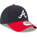 kepure-islenkta-tamsiai-melyna-reguliuojamas-9forty-the-league-atlanta-braves-mlb-new-era