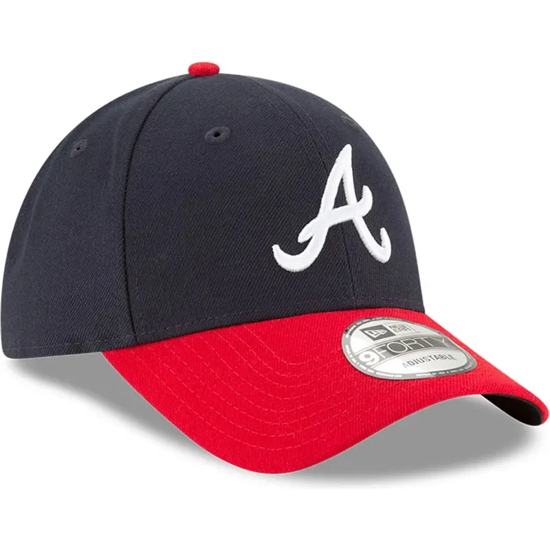 kepure-islenkta-tamsiai-melyna-reguliuojamas-9forty-the-league-atlanta-braves-mlb-new-era