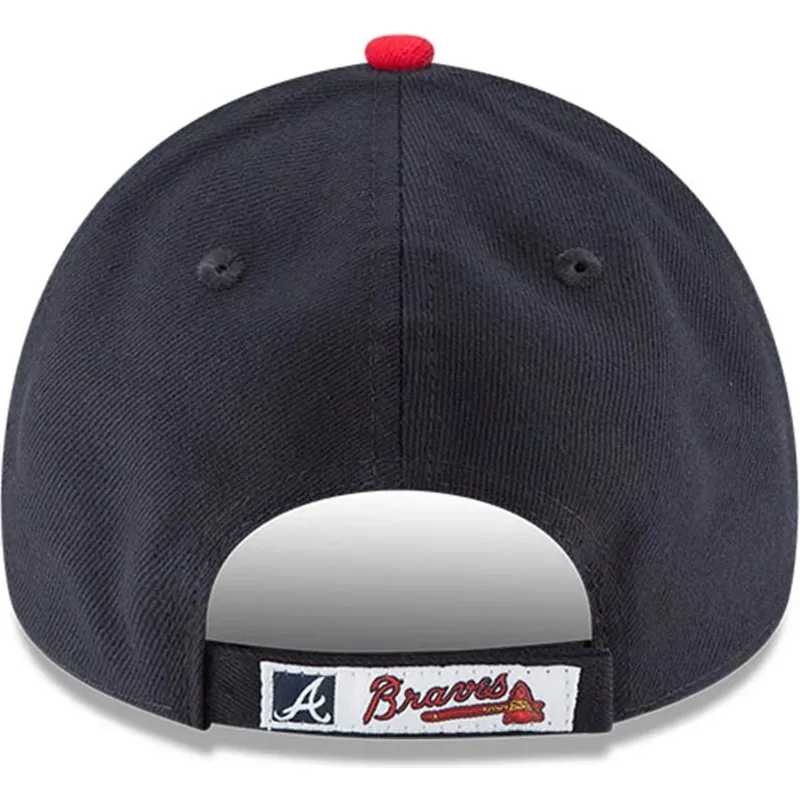 kepure-islenkta-tamsiai-melyna-reguliuojamas-9forty-the-league-atlanta-braves-mlb-new-era