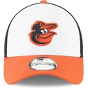 kepure-islenkta-balta-reguliuojamas-9forty-the-league-baltimore-orioles-mlb-new-era