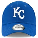 kepure-islenkta-melyna-reguliuojamas-9forty-the-league-kansas-city-royals-mlb-new-era