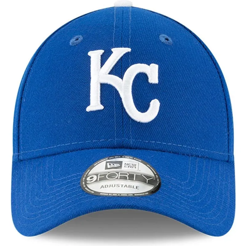 kepure-islenkta-melyna-reguliuojama-juostele-9forty-the-league-kansas-city-royals-mlb-new-era