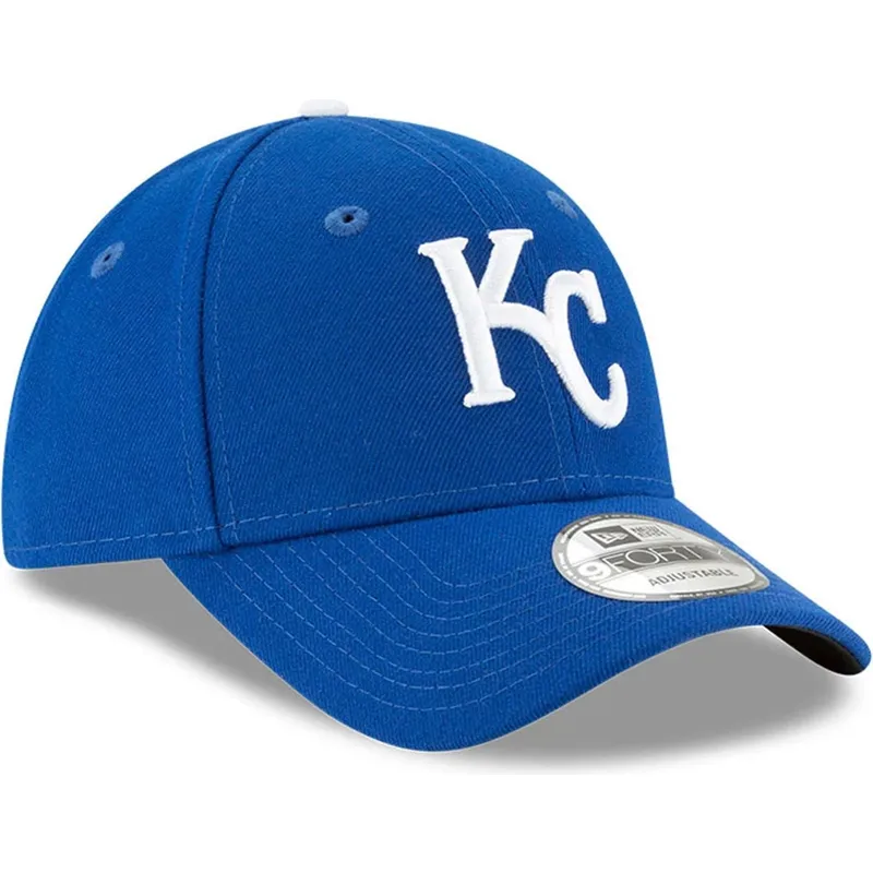kepure-islenkta-melyna-reguliuojama-juostele-9forty-the-league-kansas-city-royals-mlb-new-era