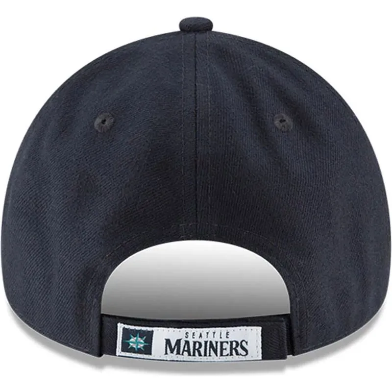 kepure-islenkta-tamsiai-melyna-reguliuojamas-9forty-the-league-seattle-mariners-mlb-new-era