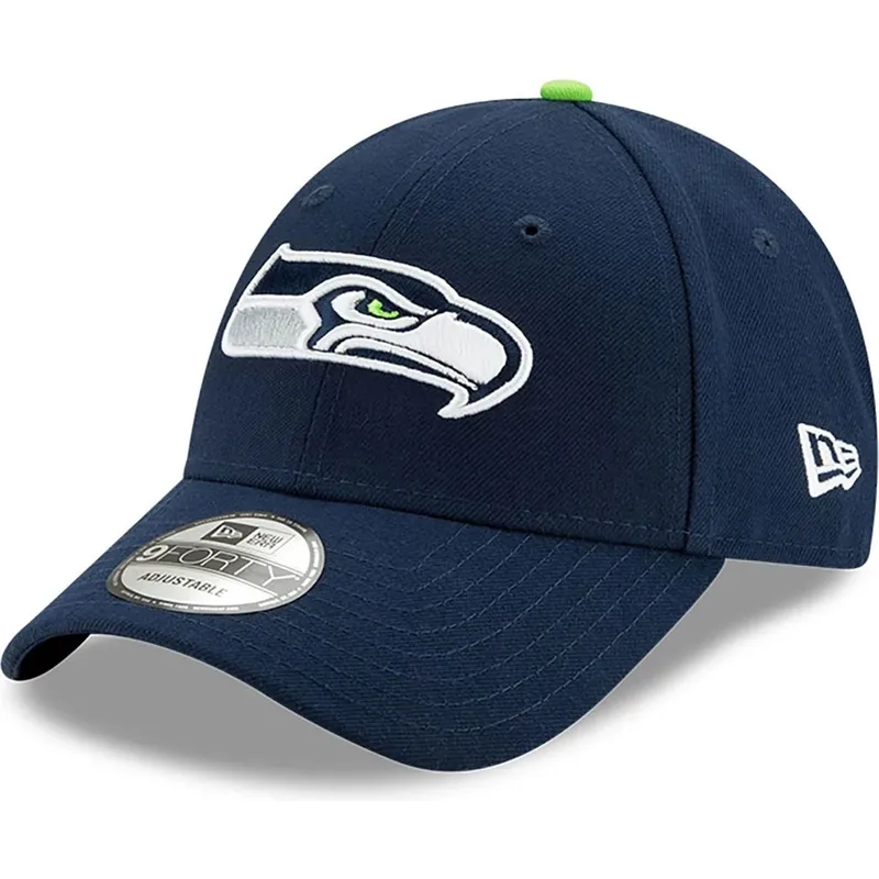 kepure-islenkta-tamsiai-melyna-reguliuojama-juostele-9forty-the-league-seattle-seahawks-nfl-new-era