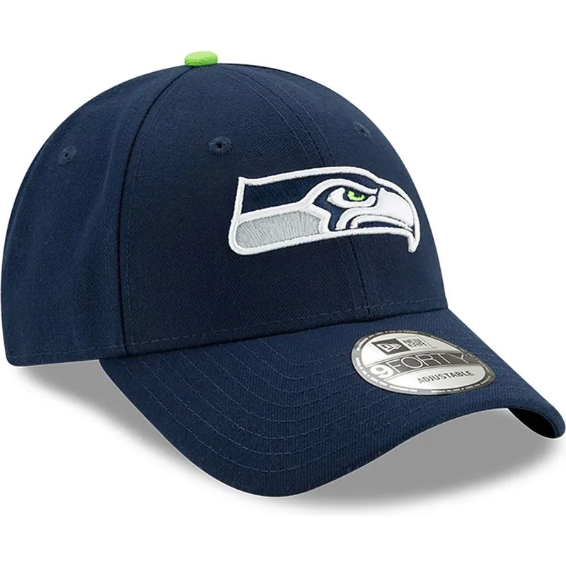 kepure-islenkta-tamsiai-melyna-reguliuojama-juostele-9forty-the-league-seattle-seahawks-nfl-new-era