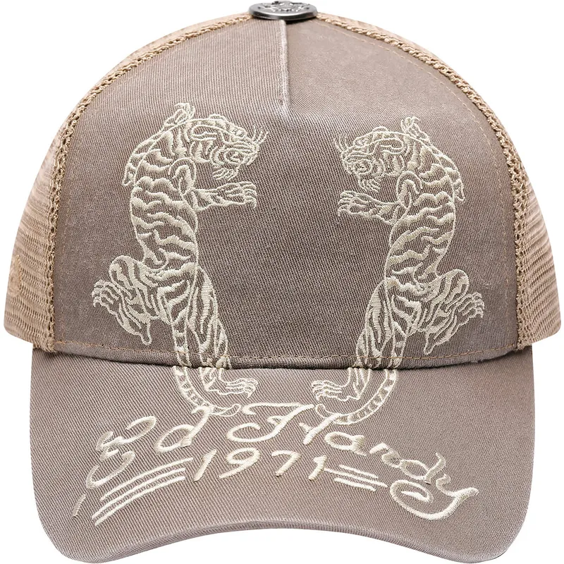 kepure-islenkta-smelio-snapback-desert-tiger-ed-hardy