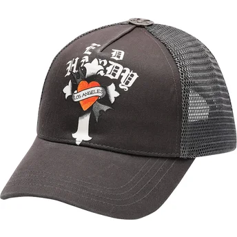 Cap išlenkta black snapback Ed Hardy