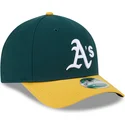 zielono-zolta-zakrzywiona-czapka-snapback-9forty-m-crown-player-replica-oakland-athletics-mlb-new-era