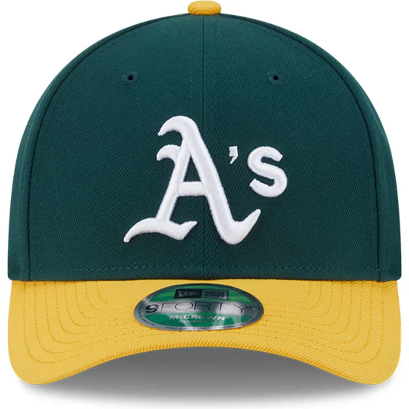 cap-islenkta-green-snapback-9forty-m-crown-player-replica-oakland-athletics-mlb-new-era
