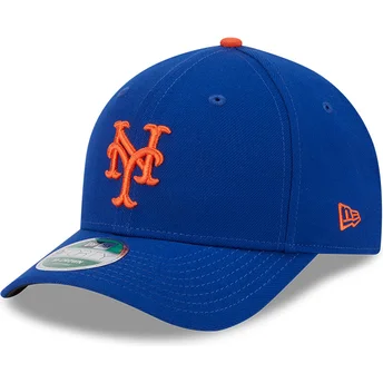 Niebieska czapka z zakrzywionym daszkiem snapback 9FORTY M-Crown Player Replica New York Mets MLB New Era