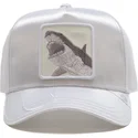 kepure-islenkta-balta-snapback-great-a-bigger-boat-the-farm-total-whiteout-the-farm-goorin-bros