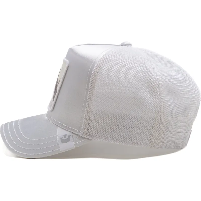 kepure-islenkta-balta-snapback-great-a-bigger-boat-the-farm-total-whiteout-the-farm-goorin-bros