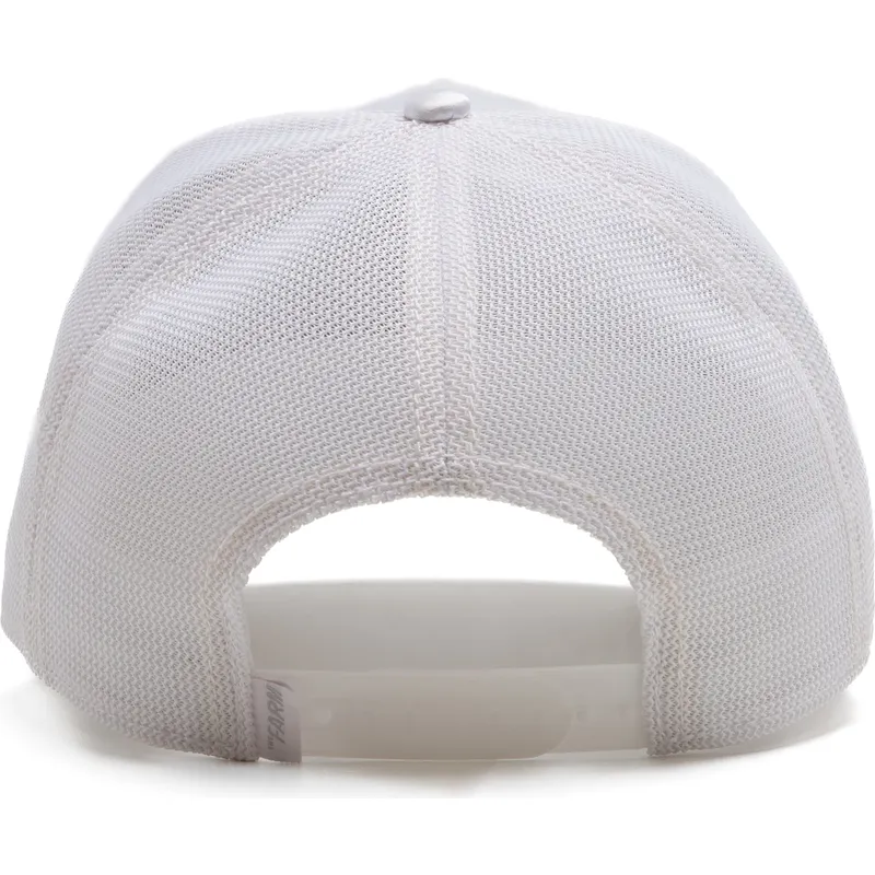 kepure-islenkta-balta-snapback-great-a-bigger-boat-the-farm-total-whiteout-the-farm-goorin-bros