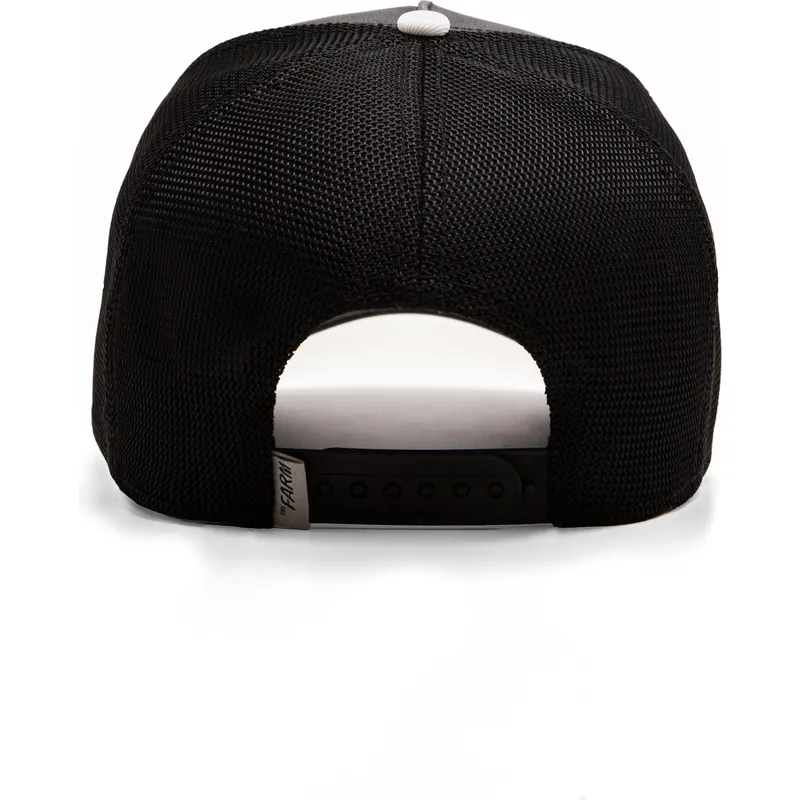 czapka-trucker-czarna-i-szara-waz-mamba-shleather-snake-the-farm-od-goorin-bros