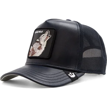 Kepurė išlenkta vilkikas tamsiai mėlyna snapback lobo Lone Shleather Wolf The Farm The Farm de Goorin Bros.