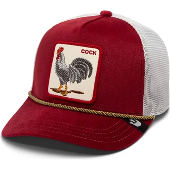 Kepurė išlenkta raudona snapback Cock Garnet Rooster The Farm Jewel Tones The Farm Goorin Bros.