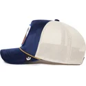 czapka-trucker-niebiesko-biala-koza-sapphire-goat-the-farm-jewel-tones-goorin-bros