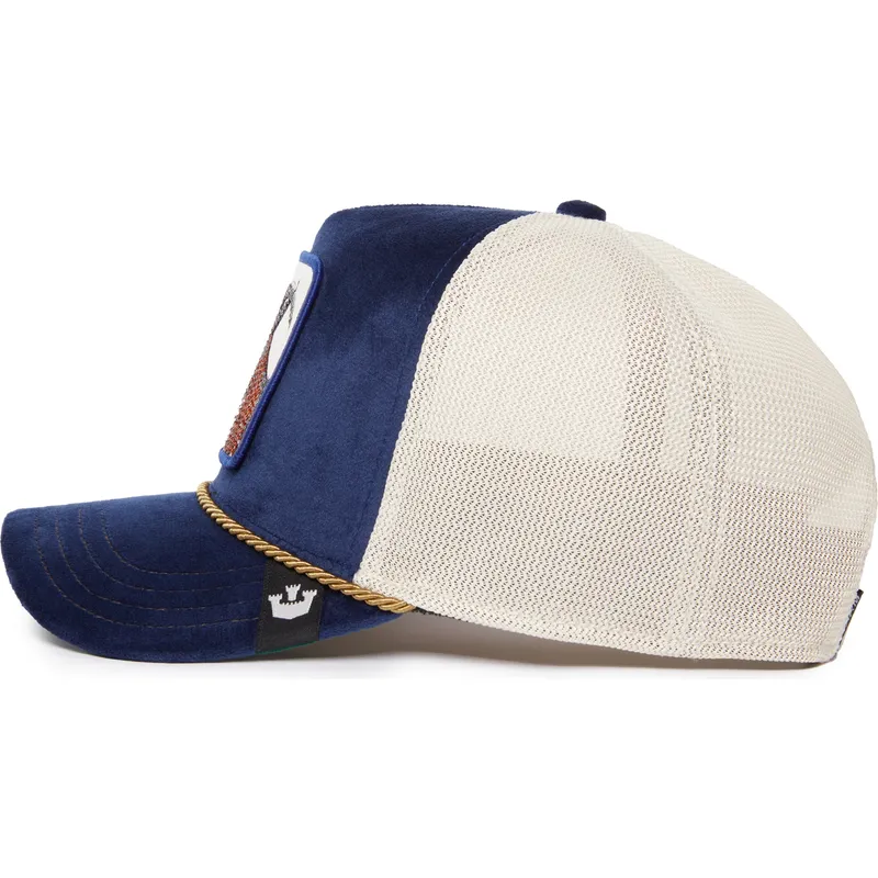 kepure-islenkta-melyna-snapback-sapphire-goat-the-farm-jewel-tones-the-farm-goorin-bros