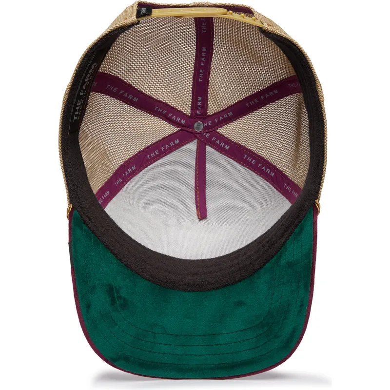 czapka-trucker-fioletowa-pszczola-amethyst-queen-the-farm-jewel-tones-goorin-bros