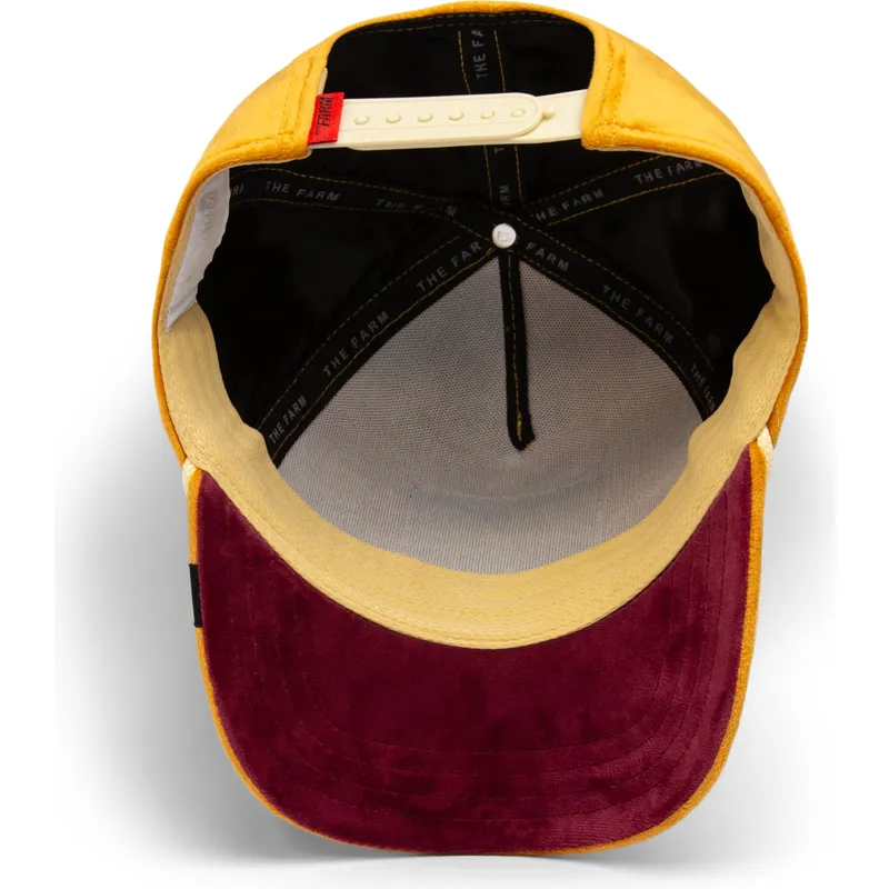 zolta-czapka-z-daszkiem-snapback-lew-lion-royalty-the-farm-od-goorin-bros