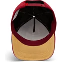 czerwona-czapka-z-zakrzywionym-daszkiem-snapback-z-smokiem-dragon-royalty-the-farm-od-goorin-bros