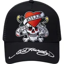 kepure-islenkta-juoda-snapback-love-kills-slowly-ed-hardy