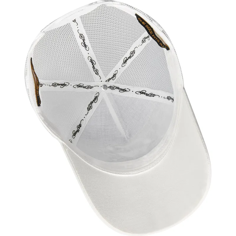 kepure-islenkta-balta-snapback-love-kills-slowly-ed-hardy