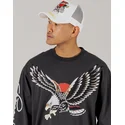 kepure-islenkta-balta-snapback-love-kills-slowly-ed-hardy