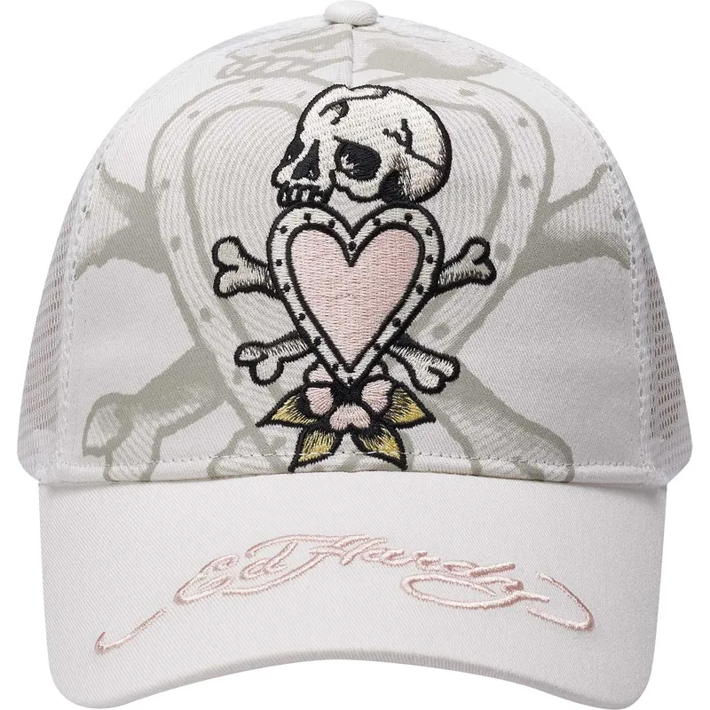czapka-trucker-biala-death-before-ed-hardy