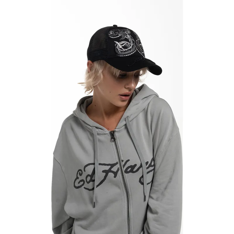 kepure-islenkta-juoda-snapback-duo-black-snake-ed-hardy kepure-islenkta-juoda-snapback-duo-black-snake-ed-hardy