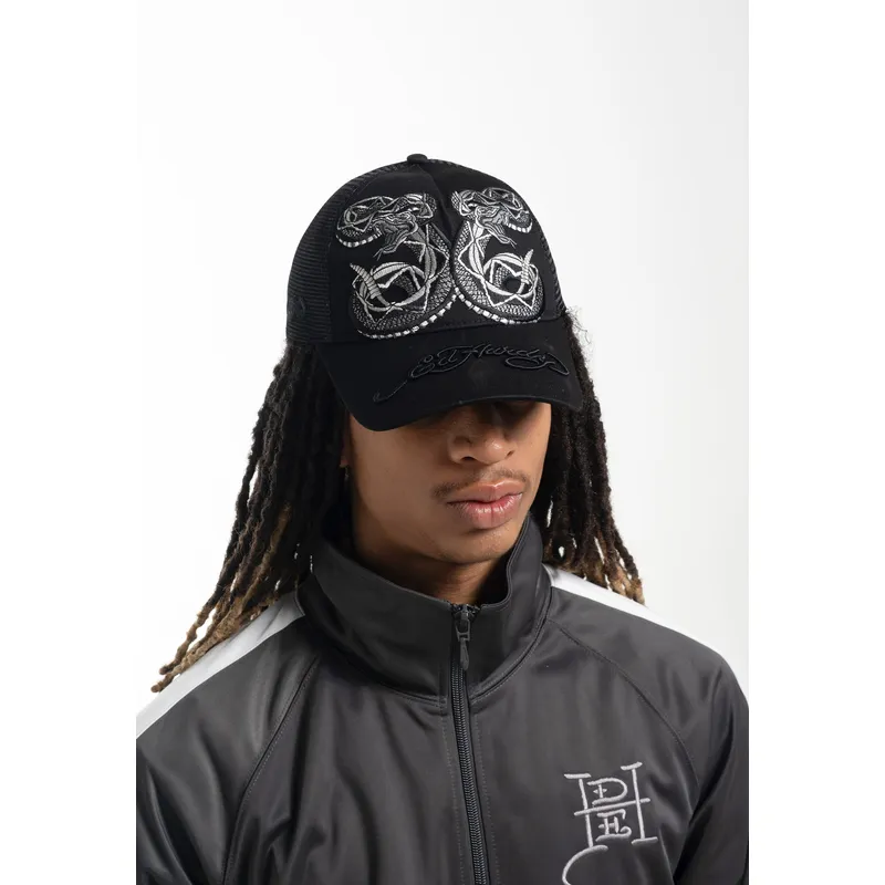 kepure-islenkta-juoda-snapback-duo-black-snake-ed-hardy kepure-islenkta-juoda-snapback-duo-black-snake-ed-hardy