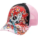 kepure-islenkta-rozine-snapback-ghost-ed-hardy