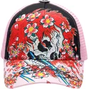 kepure-islenkta-rozine-snapback-ghost-ed-hardy