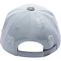 kepure-islenkta-melyna-reguliuojamas-denim-embossed-skull-ed-hardy
